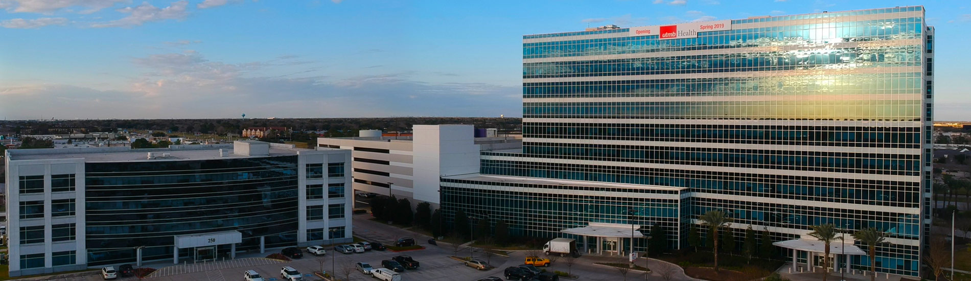 Panoramic view of Clear Lake Campus