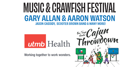 music and crawfish festival flyer