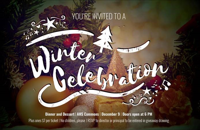 AISD Winter Celebration flyer