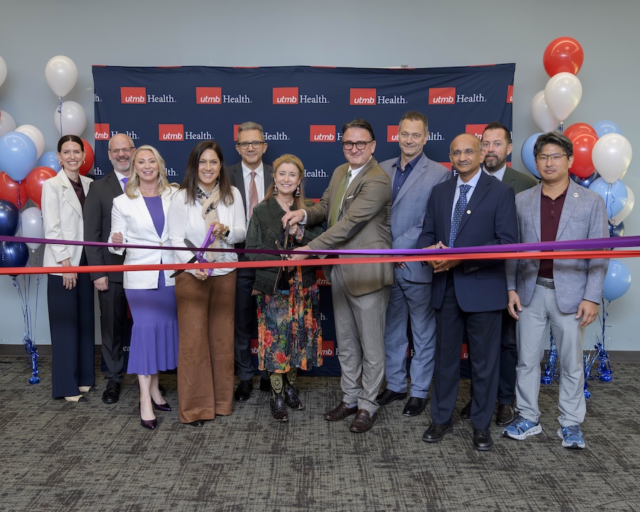 March of Dimes ribbon cutting with attendees
