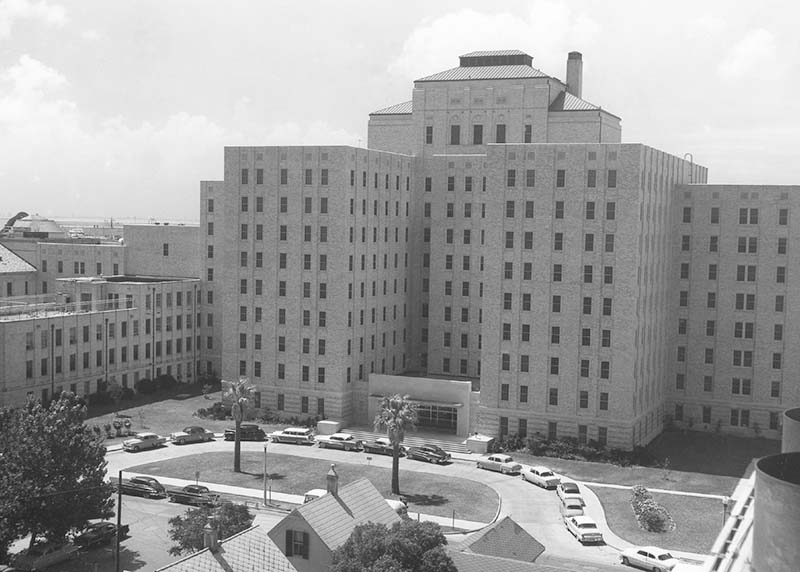 historic photo of John Sealy Hospital