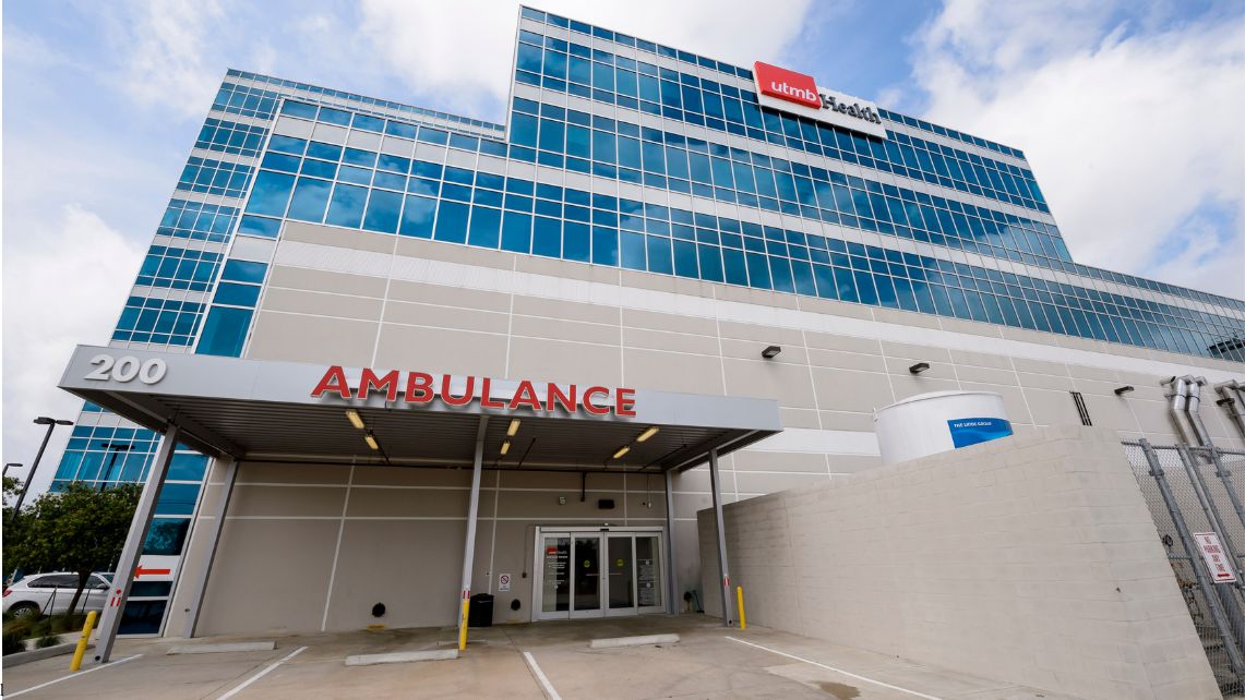 Ambulance bay of Clear Lake Campus