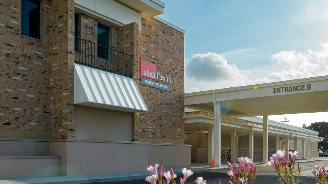 Exterior of UTMB's Primary Care Pavilion